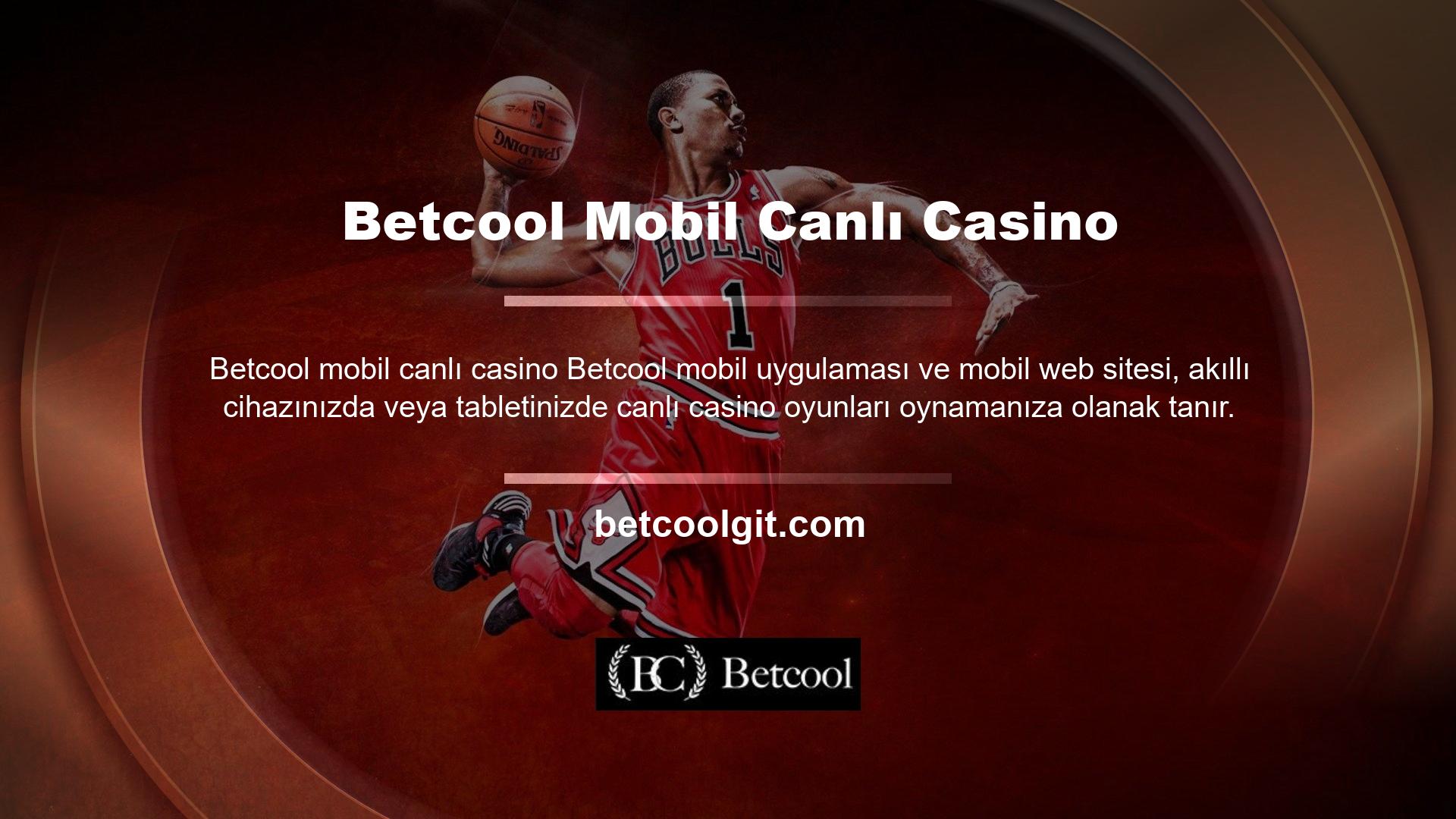 Betcool online oyun sitesi mobil oyun hizmetleri sunmaktadır