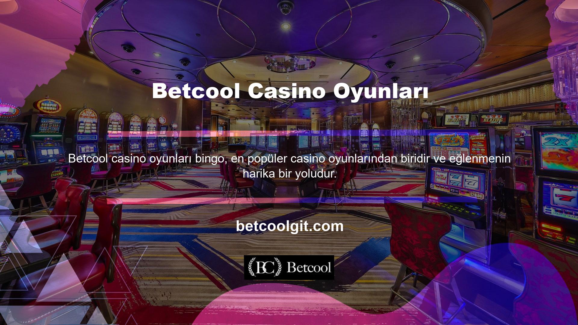 Çevrimiçi bingo, geçmişte casinolarda oynanan oyunların ortaya çıkmasıyla popüler hale geldi